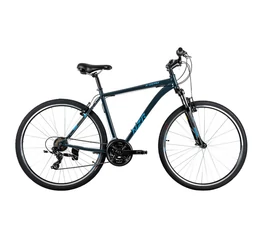 Neuzer X-Zero férfi cross kerékpár Shimano TY300, duplafalú abroncs, azúrkék/kék, 48cm/19"