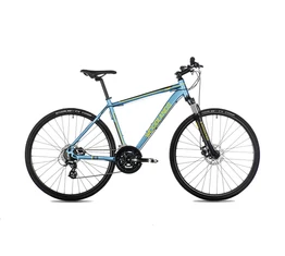 Csepel Woodlands 1.1 cross kerékpár, férfi, 21sebességes, duplafalú abroncs, kék, 21&quot;