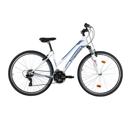 Neuzer X-Series női cross kerékpár Shimano TY300, duplafalú abroncs, fehér/kék 48cm/19"
