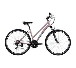Neuzer X-Zero női cross kerékpár Shimano TY300, duplafalú abronccsal, pasztel lila/türkiz 48cm/19"