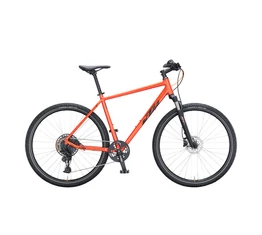 KTM Life Cross férfi cross kerékpár 12 fokozatú Sram váltó, tárcsafék, fire orange 51cm