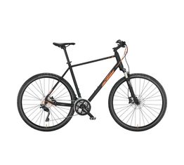 KTM X-Life 1964 Cross férfi cross kerékpár 30 fokozatú Deore XT váltó, hidraulikus tárcsafék, fekete 56cm