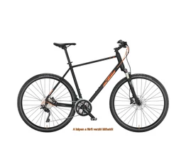 KTM X-Life 1964 Cross női cross kerékpár 30 fokozatú Deore XT váltó, hidraulikus tárcsafék, fekete 46cm