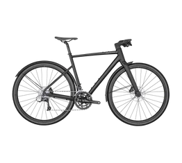 Scott Metrix 30 EQ fitness kerékpár 2x8 fokozatú Shimano Claris sárvédővel fekete 52cm