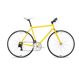 Csepel Torpedo 3* fitness kerékpár 14 fokozatú Shimano váltó, férfi, sárga 51 cm