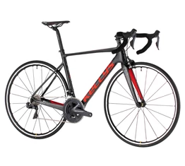 Kellys URC 90 Black/Red országúti kerékpár 22 fokozatú Shimano Ultegra Di2 elektromos váltó, karbon váz+villa, L