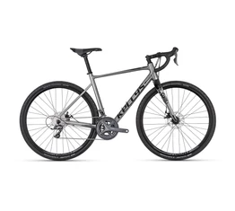 Kellys SOOT 30 Silver országúti gravel kerékpár 16 fokozatú Shimano Claris váltó, mechanikus tárcsafék M