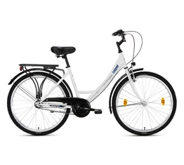 Csepel Budapest A 26"-os városi kerékpár Nexus 3 sebességes agyváltóval fehér színben