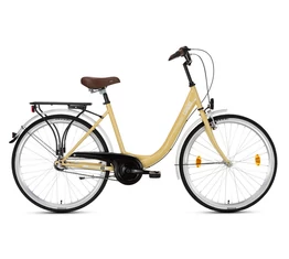 Csepel Budapest B 26"-os városi kerékpár, Nexus 3 sebességes agyváltó, normál bézs