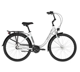 Kellys Avery 30 White 26&quot;-os city kerékpár,Shimano Nexus3 agyváltó, agydinamó 43cm-es méret