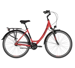 Kellys Avery 90 Red 28"-os városi kerékpár 7 fokozatú Nexus agyváltó, agydinamó, 43cm