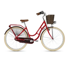 Kellys Arwen Dutch Red 28"-os holland jellegű városi kerékpár 3 fokozatú Nexus agyváltó, 46cm