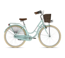 Kellys Royal Dutch Mentol 28"-os holland jellegű városi kerékpár 7 fokozatú Nexus agyváltó, 46cm