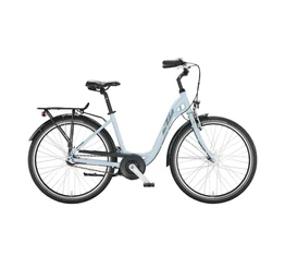 KTM City Fun 26 városi kerékpár, 3 fokozatú Shimano Nexus agyváltó, W-váz, light sky 43cm