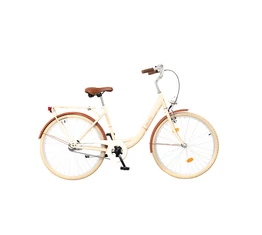 Neuzer Balaton Prémium 28"-os városi kerékpár kontrás, krém