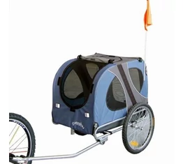 M-Wave kisállatszállító utánfutó közepes testű kutyusoknak