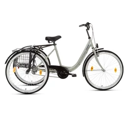 Csepel Budapest B felnőtt tricikli Shimano Nexus3 agyváltóval 26" szürke