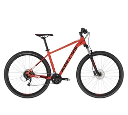 Kellys Spider 50 Red 29&quot;-os MTB kerékpár 3x8 fokozatú Shimano Altus váltó, Hidr. DISC, L