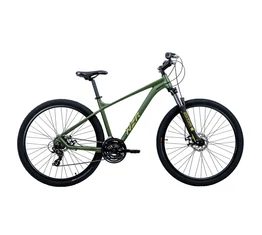 Neuzer Jumbo Hobby Disc 29"-os MTB kerékpár 21 fokozatú Shimano TY300 váltó, tárcsafék, zöld 19"