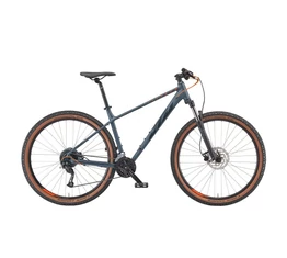 KTM Chicago 29&quot;-os MTB kerékpár 2x9 fokozatú Shimano Altus váltó hidraulikus tárcsafék szürke M/43cm