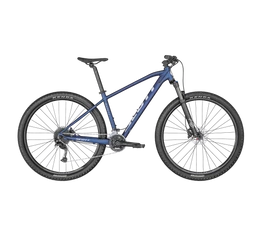 Scott Aspect 940 29" hardtail mtb 2x9 Shimano Alivio váltó Suntour XCR32 100mm rugóút kék/szürke L