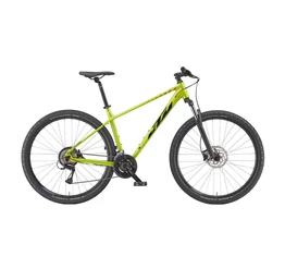 KTM Chicago 29"-os MTB kerékpár 2x8 fokozatú Shimano Acera váltó, hidraulikus tárcsafék, lemon L/19"