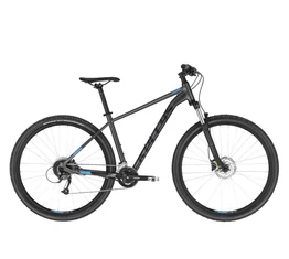 Kellys Spider 70 Black 29&quot;-os MTB kerékpár 2x9 fokozatú Shimano Altus váltó, H. DISC, S