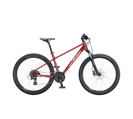 KTM Penny Lane 27,5&quot;-os női MTB kerékpár 24 fokozatú Altus váltó, hidr. tárcsafék, red/coral S/15&quot;