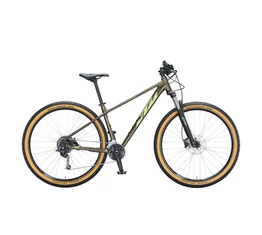 KTM Ultra Gloriette 29"-os MTB kerékpár 18 fokozatú Shimano Deore váltó, hidraulikus tárcsafék, tölgy, M/43cm