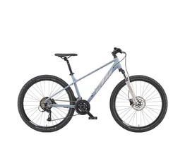 KTM Penny Lane 27,5&quot;-os női MTB kerékpár 16 fokozatú Acera váltó, hidr. tárcsafék, lightsky S/37cm