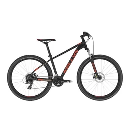 Kellys Spider 30 Black 27,5"-os MTB kerékpár 24 fokozatú TX800 váltó, Mech. tárcsafék, S/17,5"