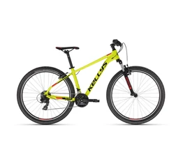 Kellys Spider 10 Neon Yellow 27,5" MTB kerékpár 21 fokozatú TY300 váltó V-fék SR villa 19,5"