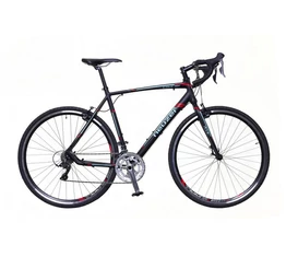 Neuzer Courier CX ciklokrossz kerékpár Claris fekete/türkiz-piros matt 46cm
