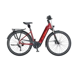 KTM Macina Tour P610 elektromos kerékpár Bosch Performance Line meghajtás monováz, dark red, 43cm