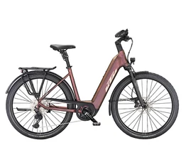 KTM Macina Style 720 női trekking Ebike/pedelec kerékpár Bosch Performance Line CX 85Nm/750Wh, 11 fokozatú Deore XT váltó, sunset matt, monováz, 46cm