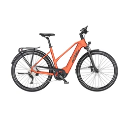 KTM Macina Sport 510 elektromos kerékpár Bosch Smart Performance CX meghajtás Cues női 46cm matt burnt orange