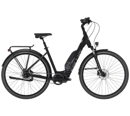 Kellys Estima 50 Black Ebike/ Pedelec City 8 fokozatú Nexus agyváltó, agydinamó, teleszkóp S