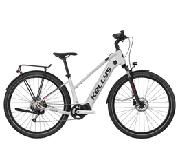 Kellys E-Cristy 30 White női trekking Ebike 9 fokozatú Altus váltó, Steps meghajtás, M
