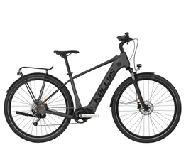 Kellys E-Carson 30 Grey Ebike trekking férfi Shimano Steps motor 9 fokozatú Altus váltó, M