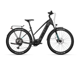 Kellys E-Cristy 90 Grey női ATB trekking Ebike 11 fokozatú Deore XT váltó, Panasonic meghajtás, M