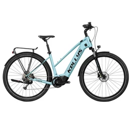 Kellys E-Cristy 30 Blue női trekking Ebike 9 fokozatú Altus váltó, Panasonic motor, M
