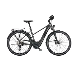 KTM Macina Sport 720 elektromos kerékpár Bosch Performance Line CX, 10 fokozatú Deore váltó, női, szürke 46cm