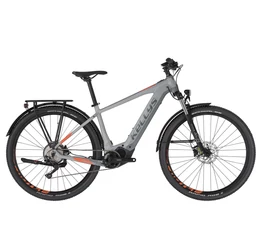 Kellys Tygon 30 Silver férfi MTB Ebike city felszereltség, 10 fokozatú Shimano váltórendszer, Shimano Steps meghajtás, XL