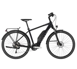Kellys E-Carson 10 Black férfi trekking Ebike 9 fokozatú Altus váltó, Steps meghajtás, M