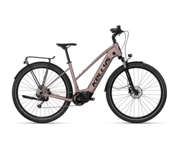 Kellys E-Cristy 30 Rose Gold női trekking Ebike 95Nm/725Wh Panasonis motor, 9 fok. CUES váltó, S/40cm