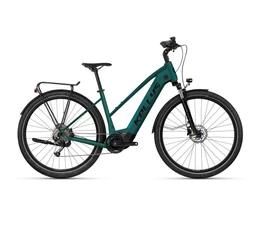 Kellys E-Cristy 30 Magic Green női trekking Ebike 95Nm/725Wh Panasonis motor, 9 fok. CUES váltó, S/40cm