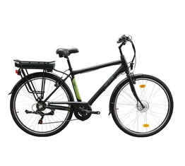 Neuzer E-Trek ebike/pedelec aluvázas férfi 6seb, 28"-as kerék, 36V/250W motor, 11Ah Li-ion akku, fekete 19"