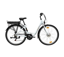 Neuzer E-Trek Ebike/pedelec női trekking 28"-as kerék, 36V/250W motor, 11Ah Li-ion akku, 6 sebességes, mattbabyblue 19"