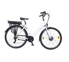 Neuzer Hollandia Basic elektromos kerékpár agymotoros, fehér 19"