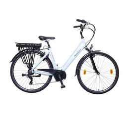 Neuzer Hollandia Optima Deluxe ebike 28"-as, alu, 36V/250W középmotor,13Ah Li-ion akku,vil.kék 19,5"